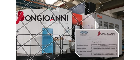 Bongioanni Installa un Nuovo Centro di Lavoro Mazak Compatibile con l'Industria 4.0