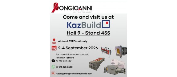 Bongioanni Macchine a KazBuild 2026